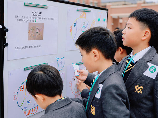 在校100天庆典,南通惠立学校